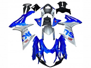 Carenados Moto Suzuki GSXR 600 / GSXR 750 2011-2024 - Azul Plata Ecstar Baratos