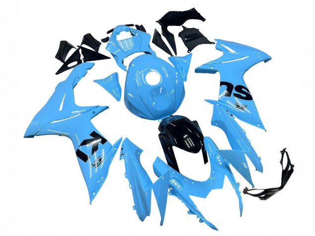 Carenados Moto Suzuki GSXR 600 / GSXR 750 2011-2024 - Azul Claro Negro Baratos