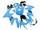 Carenados Moto Suzuki GSXR 600 / GSXR 750 2011-2024 - Azul Claro Negro Baratos