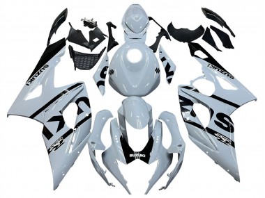 Carenados Moto Suzuki GSXR 1000 2005-2006 - Blanco Negro Baratos