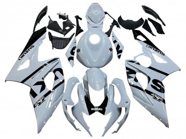 Carenados Moto Suzuki GSXR 1000 2005-2006 - Blanco Negro Baratos