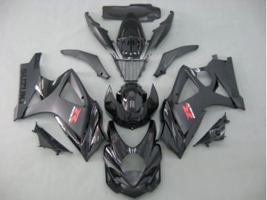 Carenados Moto Suzuki GSXR 1000 2007-2008 - Negro Mate Negro Brillante Baratos