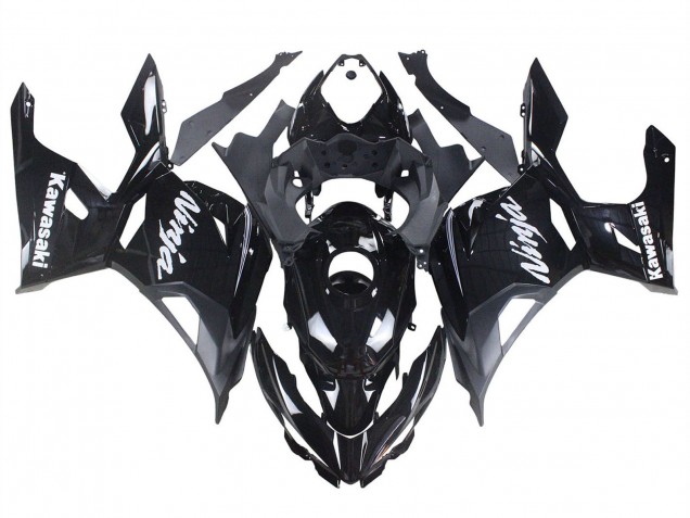 Carenados Moto Kawasaki Ninja 400 2018-2024 - Negro Brillante Negro Mate Blanco Calcomanías Baratos