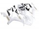 Carenados Moto Yamaha YZF 1000 R1 2004-2006 - Blanco Oro Calcomanías Baratos
