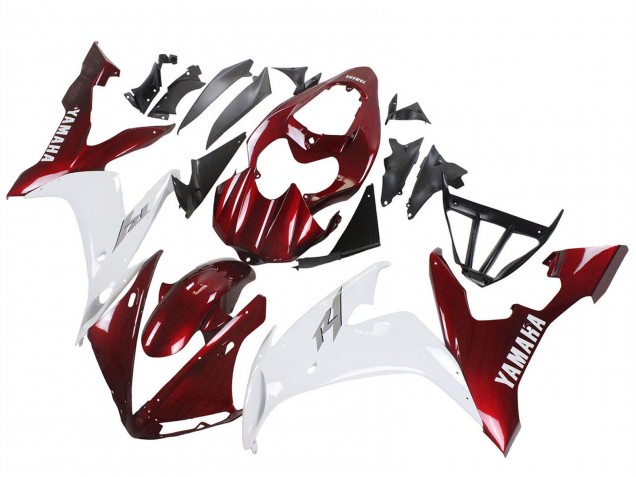 Carenados Moto Yamaha YZF 1000 R1 2004-2006 - Rojo Blanco Baratos