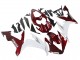 Carenados Moto Yamaha YZF 1000 R1 2004-2006 - Rojo Blanco Baratos