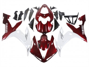 Carenados Moto Yamaha YZF 1000 R1 2004-2006 - Rojo Blanco Baratos
