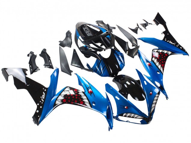 Carenados Moto Yamaha YZF 1000 R1 2004-2006 - Azul Negro Rojo Blanco Tiburón Baratos