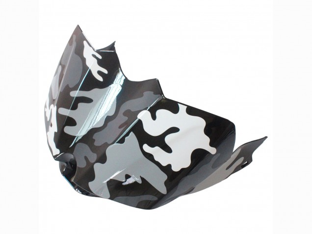 Carenados Moto Yamaha YZF 1000 R1 2007-2008 - Gris Blanco Camouflage Tiburón Baratos