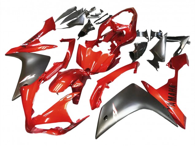 Carenado Moto Yamaha YZF 1000 R1 2007-2008 - Rojo Negro Mate Baratos