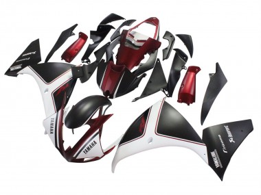 Carenados Moto Yamaha YZF 1000 R1 2009-2011 - Rojo Blanco Negro Mate Baratos