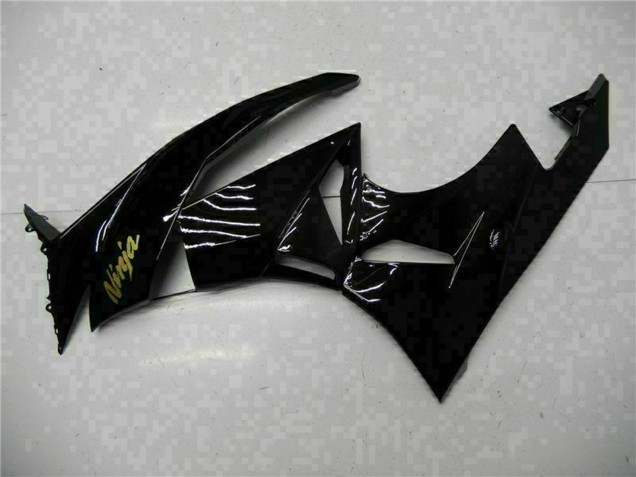 Carenados Moto Kawasaki ZX6R 2009-2012 - Negro Brillante Oro Ninja Baratos