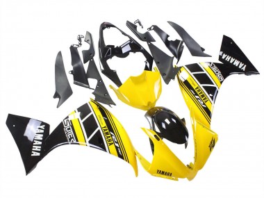 Carenados Moto Yamaha YZF 1000 R1 2012-2014 - Amarillo Blanco Negro Baratos