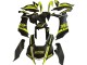 Carenados Moto Yamaha YZF 1000 R1 2020-2025 - Negro Brillante Fluorescent Amarillo Baratos