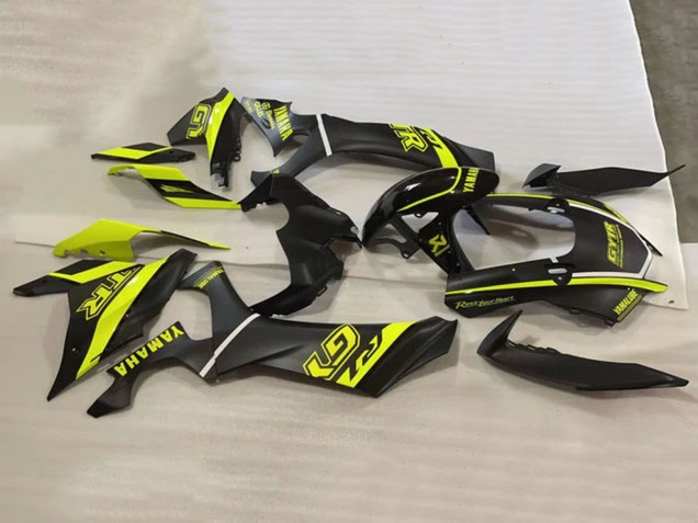 Carenados Moto Yamaha YZF 1000 R1 2020-2025 - Negro Brillante Fluorescent Amarillo Baratos