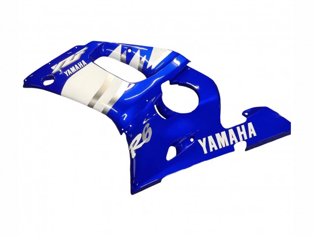 Carenados Moto Yamaha YZF 600 R6 1998-2002 - Azul Blanco Baratos