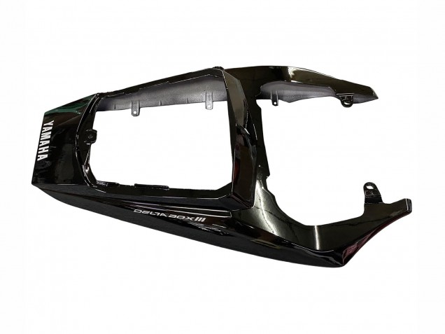 Carenados Moto Yamaha YZF R6S 2006-2009 - Negro Brillante Blanco Calcomanías Baratos