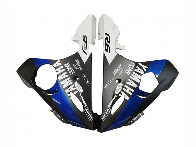 Carenados Moto Yamaha YZF R6 2003-2004 - Azul Blanco Negro Brillante Yamalube Baratos