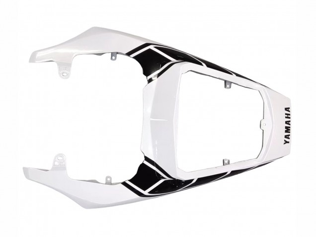 Carenado Moto Yamaha YZF R6 2003-2004 - Blanco Negro Brillante Baratos