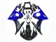 Carenado Moto Yamaha YZF R6 2003-2004 - Azul Negro Brillante Baratos