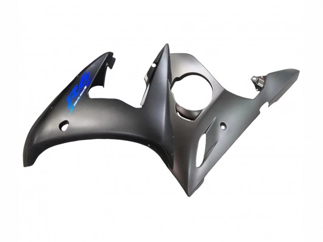 Carenados Moto Yamaha YZF R6 2003-2004 - Negro Mate Azul Baratos