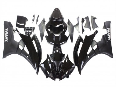 Carenados Moto Yamaha YZF 600 R6 2006-2007 - Negro Brillante Negro Mate Baratos