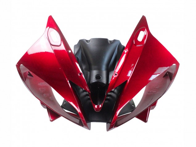 Carenado Moto Yamaha YZF 600 R6 2006-2007 - Rojo Negro Mate Baratos
