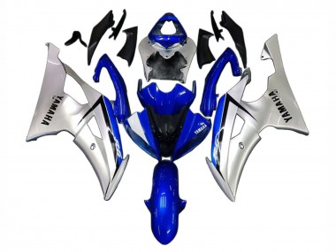 Carenados Moto Yamaha YZF 600 R6 2008-2016 - Plata Azul Baratos