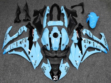 Carenados Moto Yamaha YZF R3/R25 2015-2018 - Azul Claro Negro Yamalube 21 Baratos