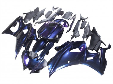Carenados Moto Yamaha YZF R7 2021-2024 - Gradiente Azul Púrpura Baratos