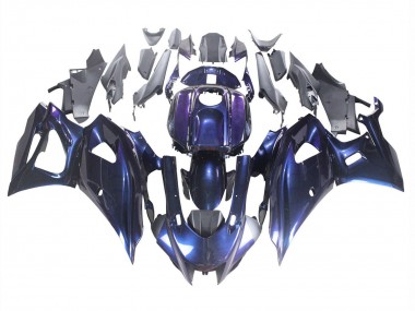 Carenados Moto Yamaha YZF R7 2021-2024 - Gradiente Azul Púrpura Baratos
