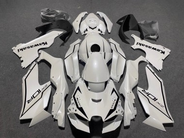 Carenados Moto Kawasaki ZX10R 2021-2025 - Blanco Perla Negro Baratos