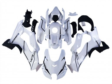 Carenados Moto Kawasaki ZX10R 2021-2025 - Blanco Negro Baratos