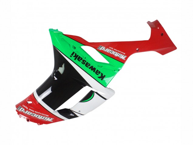 Carenados Moto Kawasaki ZX6R 2007-2008 - Verde Rojo Baratos