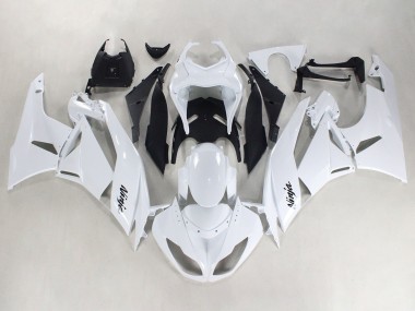 Carenados Moto Kawasaki ZX6R 2009-2012 - Blanco Negro Ninja Baratos