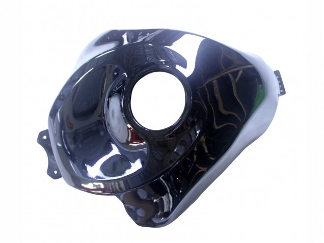 Carenados Moto Kawasaki ZX6R 2019-2022 - Negro Brillante Blanco Baratos