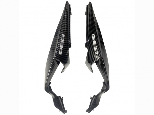 Carenados Moto Kawasaki ZX6R 2019-2022 - Blanco Negro FibraCarbono Baratos