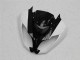 Carenados Moto Kawasaki ZX6R 2009-2012 - Negro Brillante Blanco Baratos