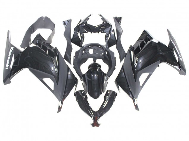 Carenados Moto Kawasaki EX300 2013-2024 - Negro Brillante Baratos