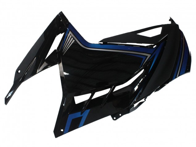 Carenados Moto Kawasaki EX300 2013-2024 - Negro Brillante Azul Baratos