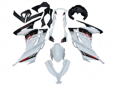 Carenados Moto Kawasaki EX300 2013-2024 - Blanco Rojo Negro Baratos