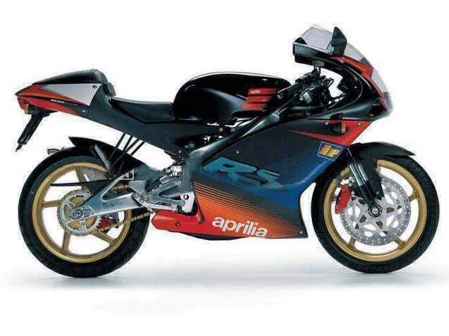 Carenados Moto Aprilia RS125 2000-2005 - Negro Rojo Plata Baratos