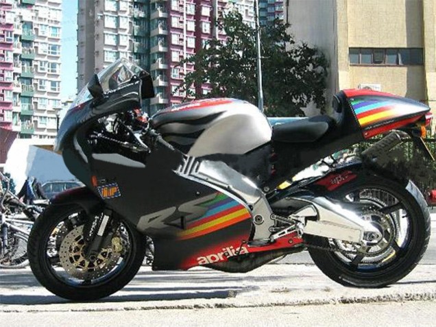 Carenados Moto Aprilia RS125 2000-2005 - Negro Rojo Plata Baratos