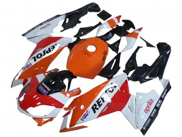 Carenados Moto Aprilia RS125 2006-2011 - Blanco Naranja Rojo Repsol Baratos