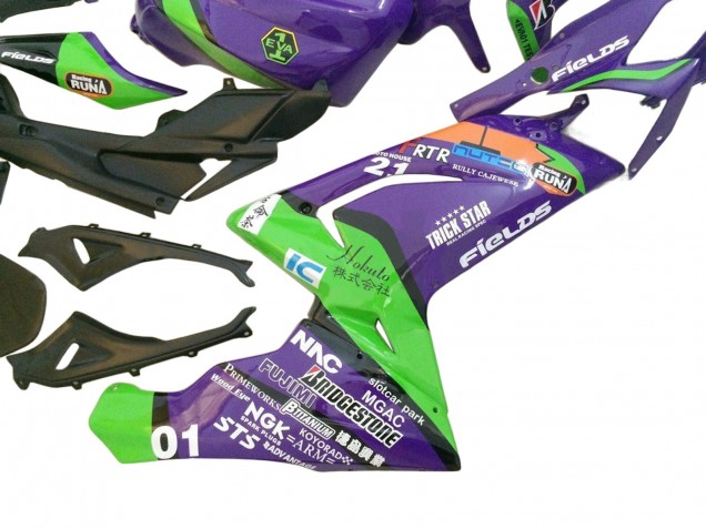 Carenados Moto Aprilia RS125 2006-2011 - Púrpura Verde Rojo Baratos