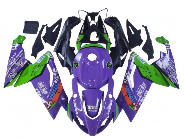Carenados Moto Aprilia RS125 2006-2011 - Púrpura Verde Rojo Baratos