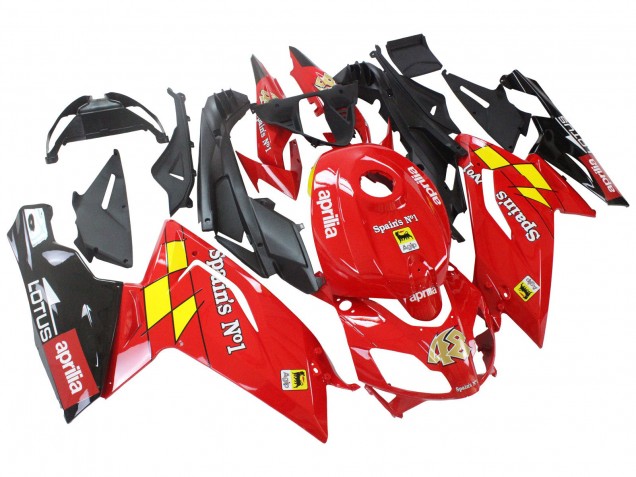 Carenados Moto Aprilia RS125 2006-2011 - Rojo Blanco Amarillo Negro Baratos