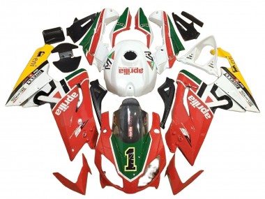 Carenados Moto Aprilia RS125 2006-2011 - Blanco Rojo Verde Baratos
