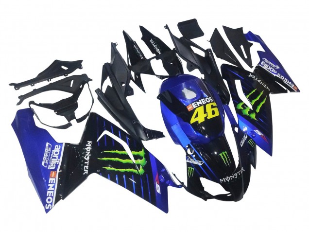 Carenados Moto Aprilia RS125 2006-2011 - Azul Negro Verde Monstruo 46 Baratos