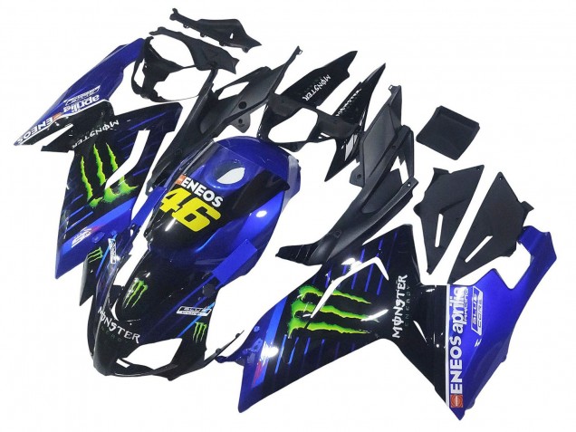 Carenados Moto Aprilia RS125 2006-2011 - Azul Negro Verde Monstruo 46 Baratos